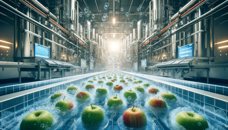 Ozonas vaisių ir daržovių plovimui